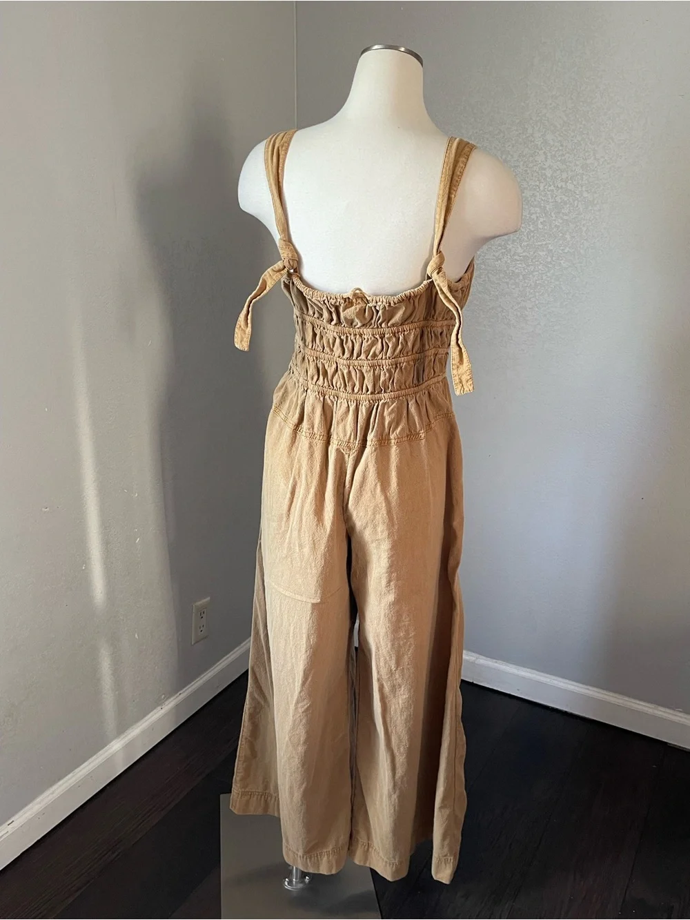 Free‎ People Mustard Yellow Wide-Leg Jumpsuit
